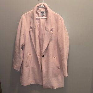 Elegant Women's Blush Blazer Coat